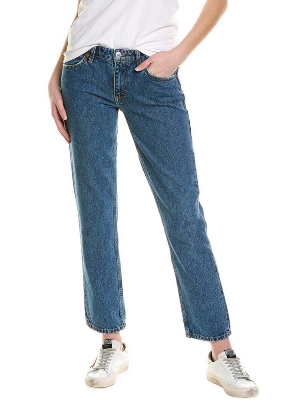 RE/DONE 70s Low Rise Straight Jeans Size 29